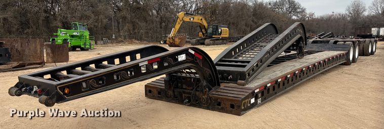 1987 Siebert 70T2ABTM lowboy equipment trailer - EE1401