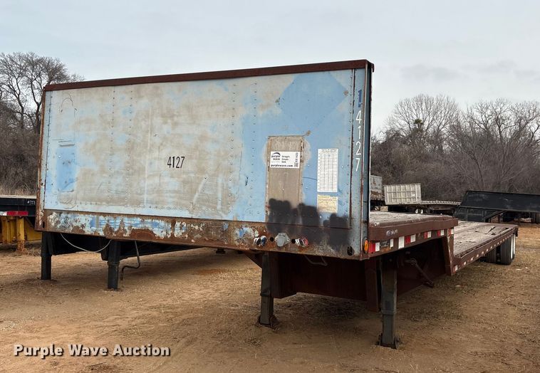 1986 Aztec drop deck trailer - EE1423