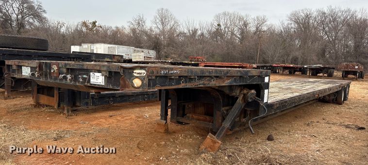 1976 Great Dane GPBEAR-232-60 drop deck extendable trailer - EE1428