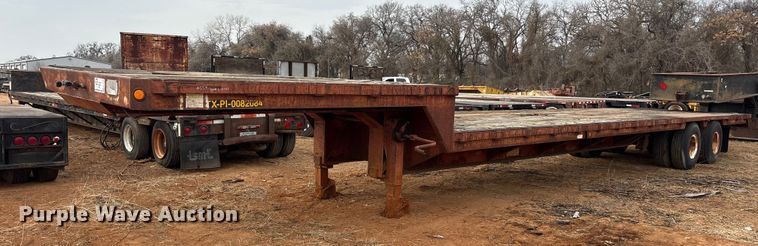 1985 Aztec drop deck trailer - EE1432