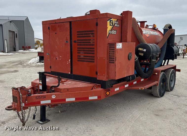 2016 Ditch Witch FX65 vacuum trailer - EF2396