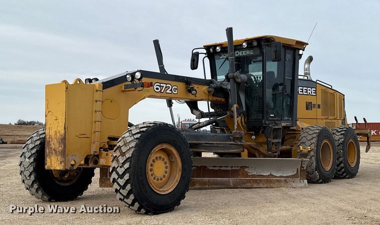 2012 John Deere 672G motor grader - ES5797