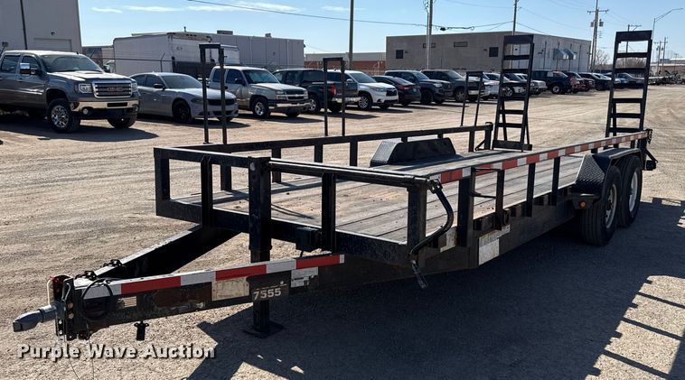 2017 Texas Pride EQ72014KBP equipment trailer - ES5811