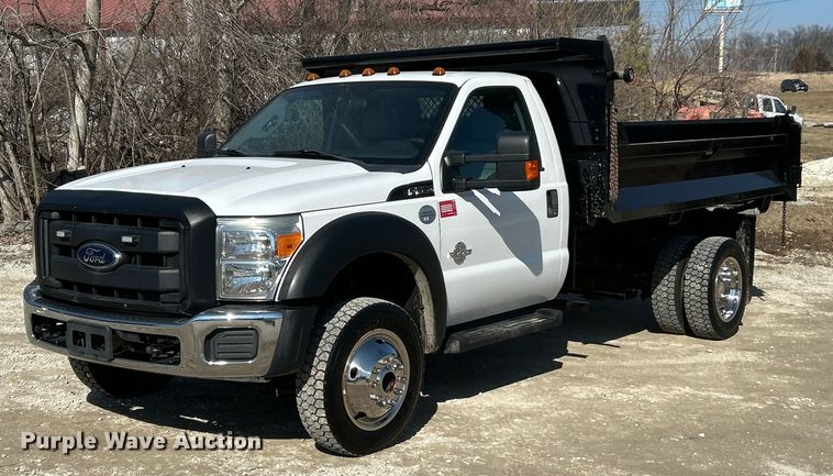 2012 Ford F550 Super Duty XL dump truck - ET6987