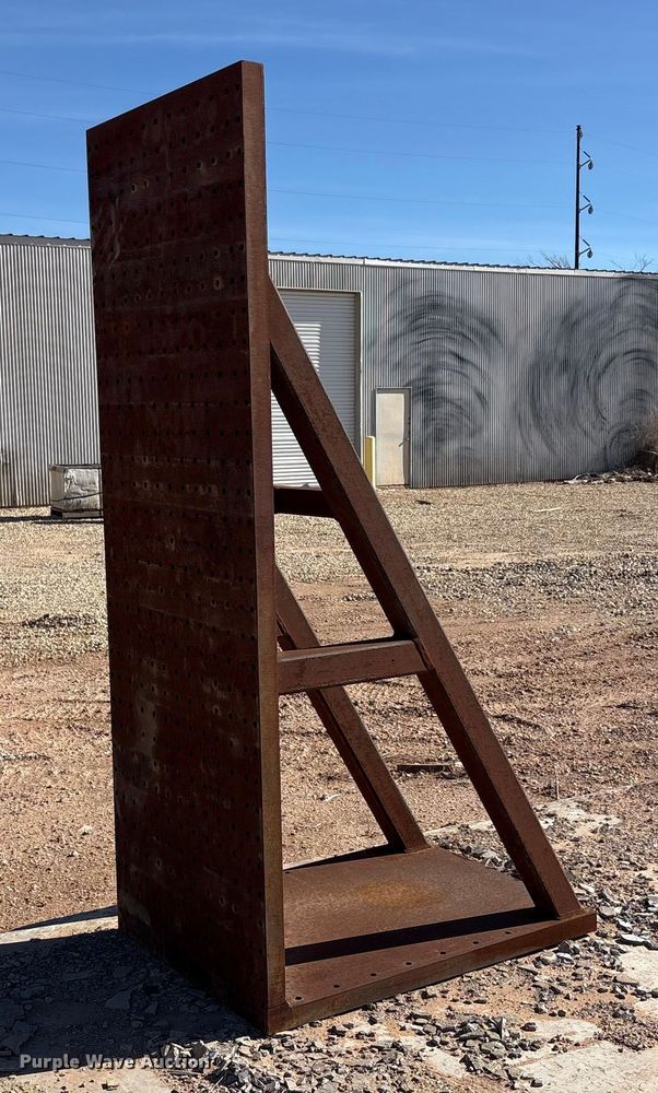 8' drilled metal angle plate - EU4890