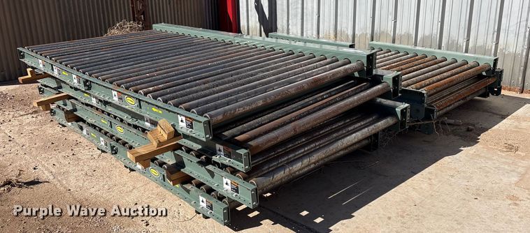 (16) metal roller conveyors  - EU4894