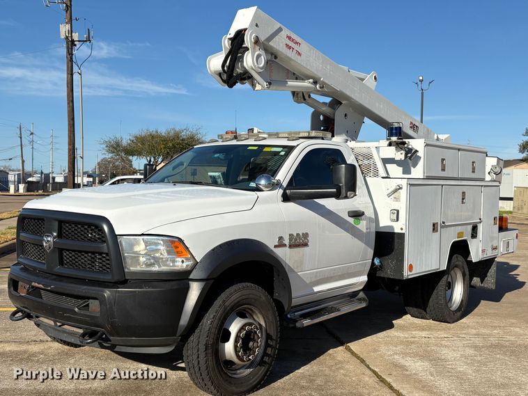 2017 RAM 5500 bucket truck - EU7367