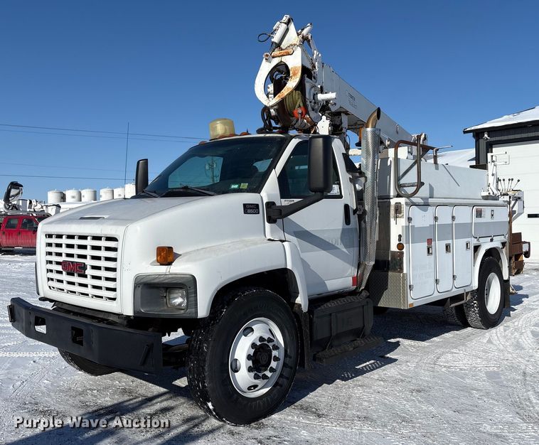 2005 GMC C8500 digger derrick truck - FK1128