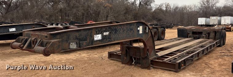 1969 Talbert Lowboy 1050 lowboy equipment trailer - FK2531