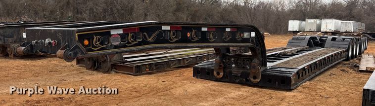 1985 Siebert 75T24BTM lowboy equipment trailer - FK2532