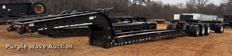 1989 Trail King Lowboy with stinger lowboy equipment trailer - FK2534