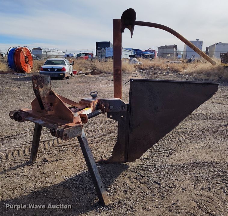 McCormick Equipment silt fence plow - IH9440