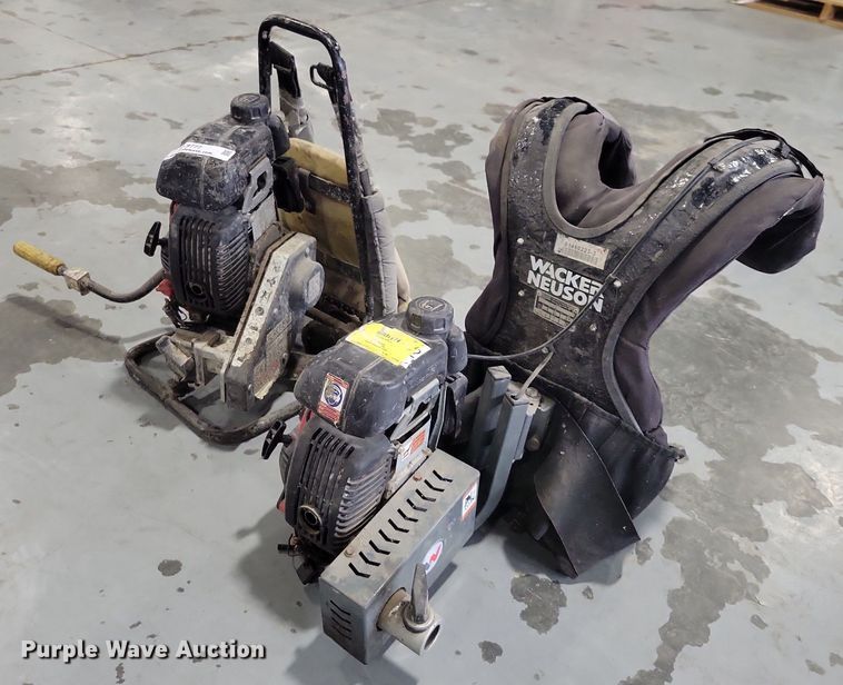 (2) Wacker Neuson backpack concrete vibrators - NK9777