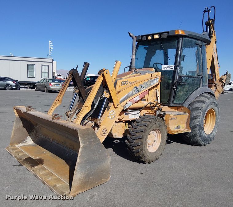 2008 Case 590 SMS2 backhoe - YA2124