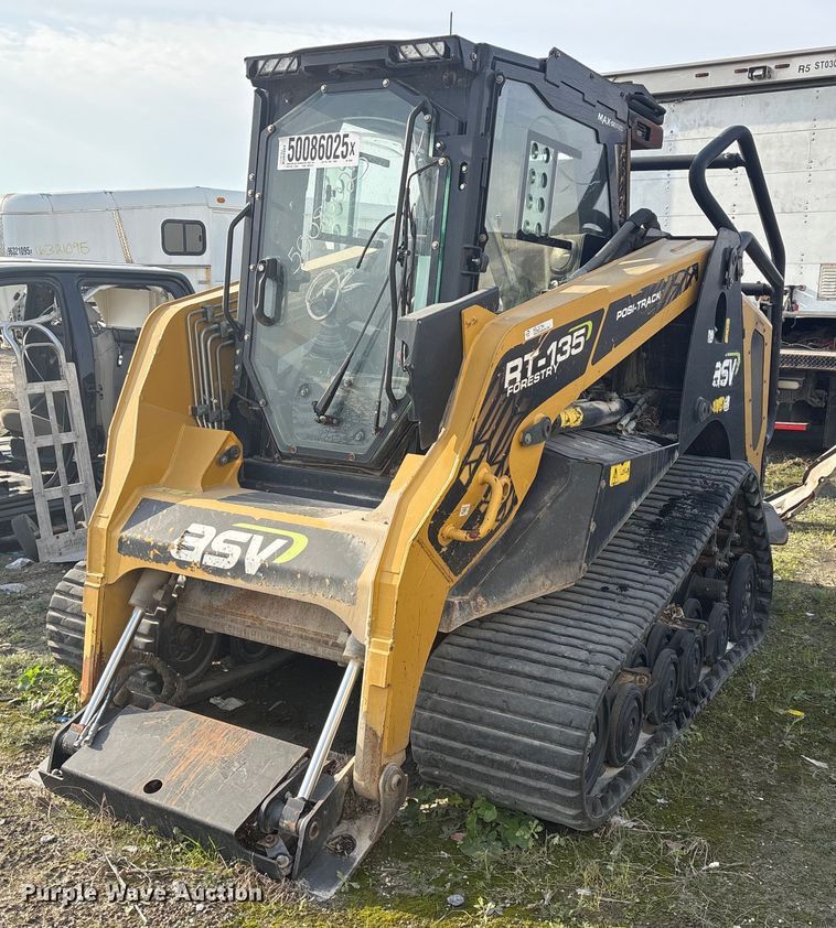 2023 ASV RT135 Forestry tracked skid steer loader - YA2174