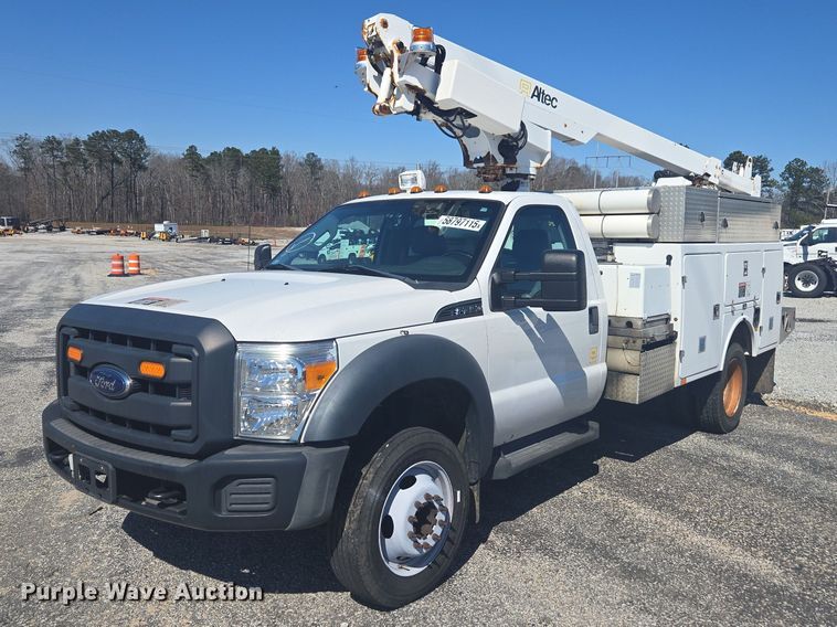 2015 Ford F450 Super Duty bucket truck - YA2476
