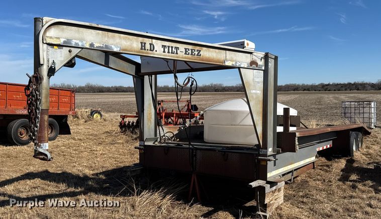 1999 Trailmann Tilt-eez tilt deck equipment trailer - ET1502