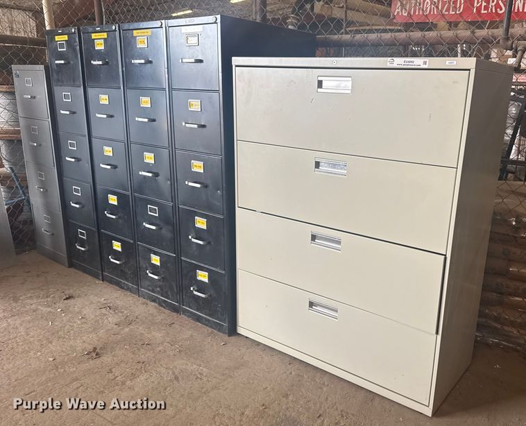 (6) filing cabinets - EU4092