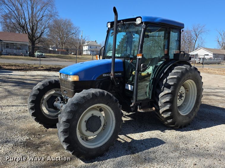 2000 New Holland TN75S MFWD tractor - FI0794