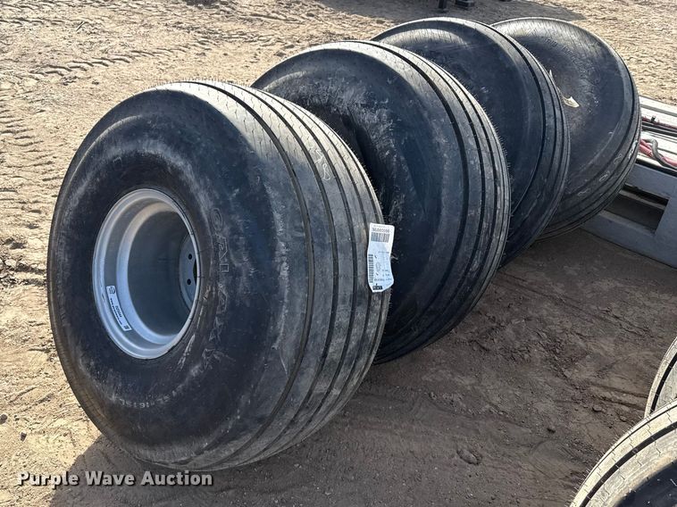 (4) 21.5L-16.1SL tires and wheels - DZ5044