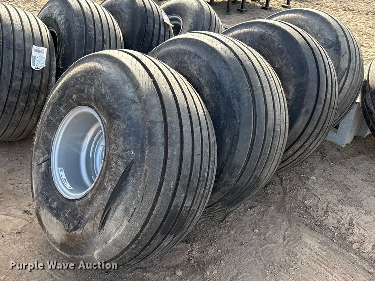 (4) 21.5L-16.1SL tires and wheels - DZ5045