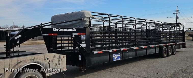 2016 Gooseneck Trailer Mfg. Co, Inc. 16-40'x7' A8A1 livestock trailer - FN5567