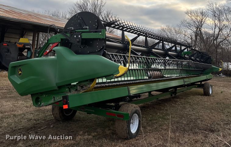 2021 John Deere RD40F Hydraflex flex draper head - YA2152