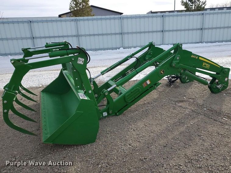 2024 John Deere 660R loader - YA2654