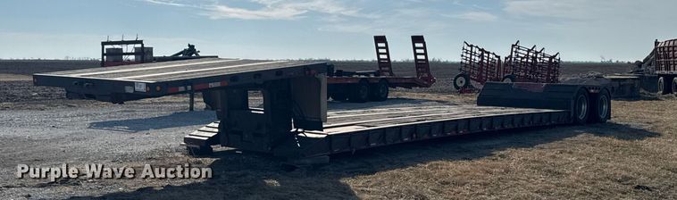 2008 X-L Specialized Trailers Inc XL60 lowboy equipment trailer - EA2322