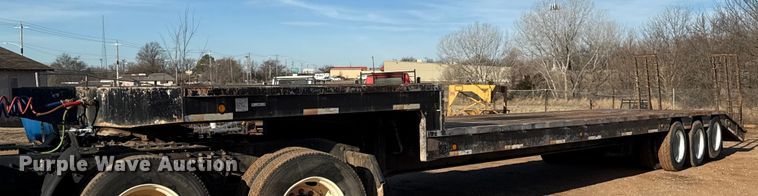2000 Nuttall 350SD drop deck equipment trailer - ES5824