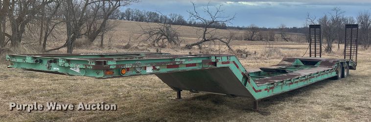 1987 Shop Built double drop deck equipment trailer - FC1615