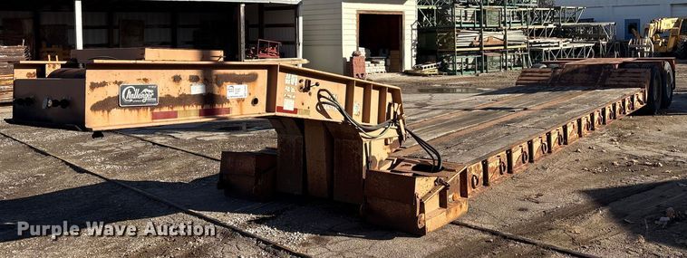 1998 Witzco Challenger RG-35 lowboy equipment trailer - FG2643