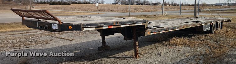 2002 Haul-A-Round drop deck equipment trailer - FN5568