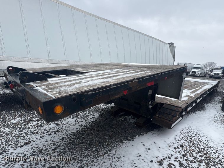 2013 X-l Specialized XL 80 MDE extendable lowboy equipment trailer - YA2560