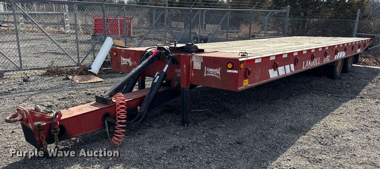 2004 Landoll 345C tilt deck equipment trailer - DZ4313