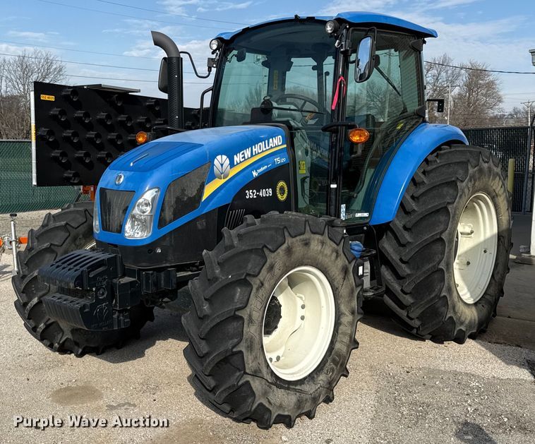 2018 New holland T5.120 MFWD tractor - DZ4325