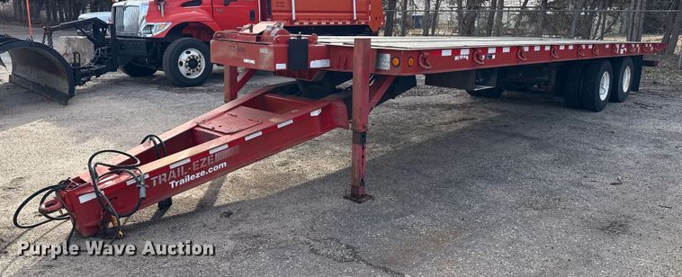 2006 Trail-Eze TE401 tilt deck equipment trailer - EP2972