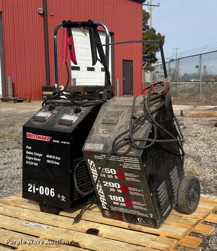 (2) battery chargers - ET1523