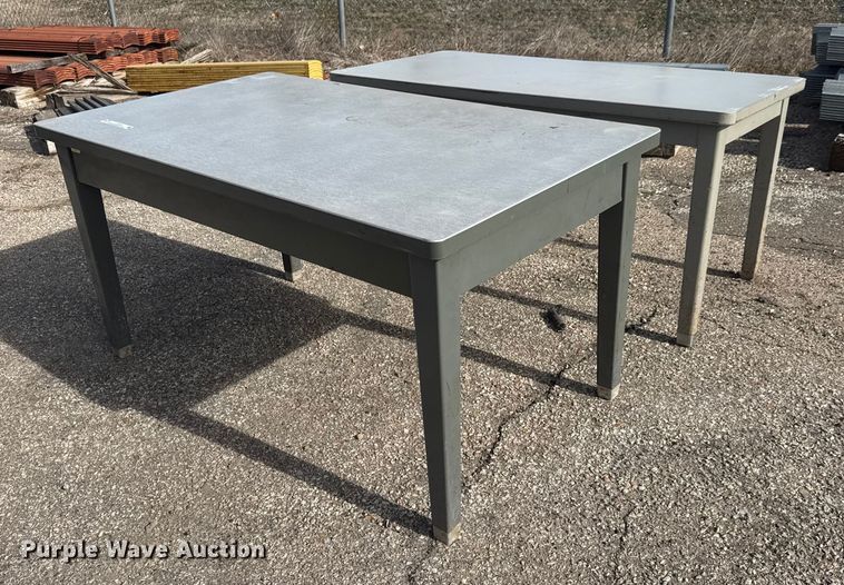 (2) steel tables - ET1524