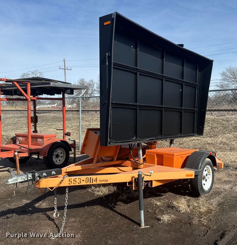 2013 Ver-Mac PCMS1210 message board trailer - ET1528