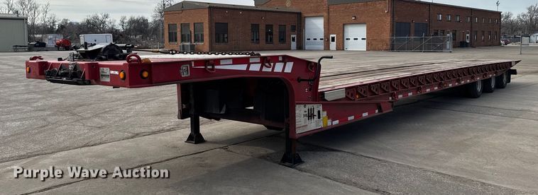 2007 Landoll 410 drop tilt deck equipment trailer - FB0795