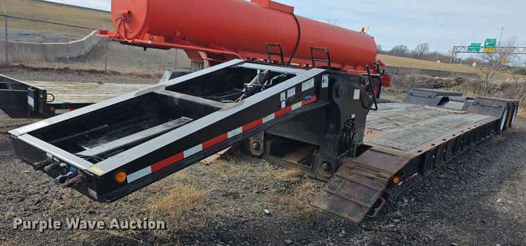 2004 Load King 553SS lowboy equipment trailer - FI0872