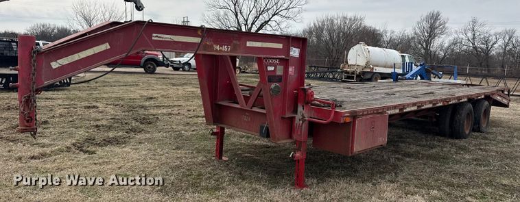 2001 Coose Trailer Mfg. Inc equipment trailer - DQ4280