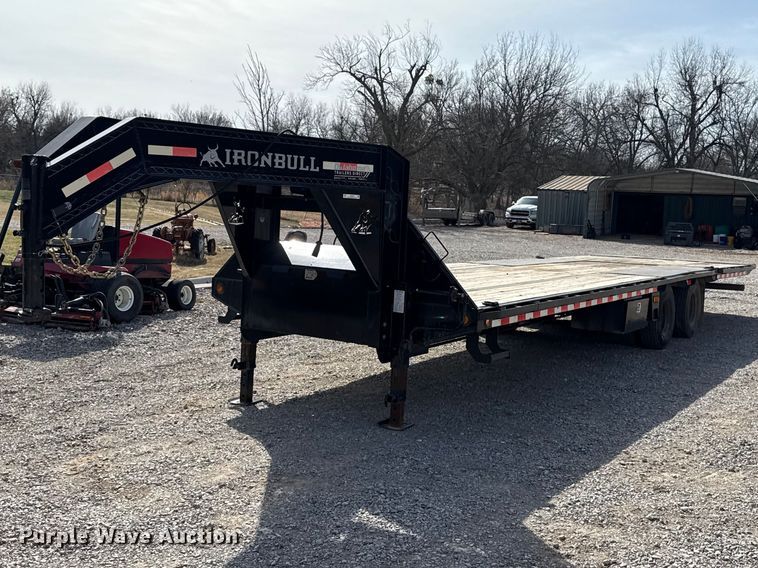 2022 Norstar Trailers LLC Iron Bull hydraulic tail equipment trailer - ES5879
