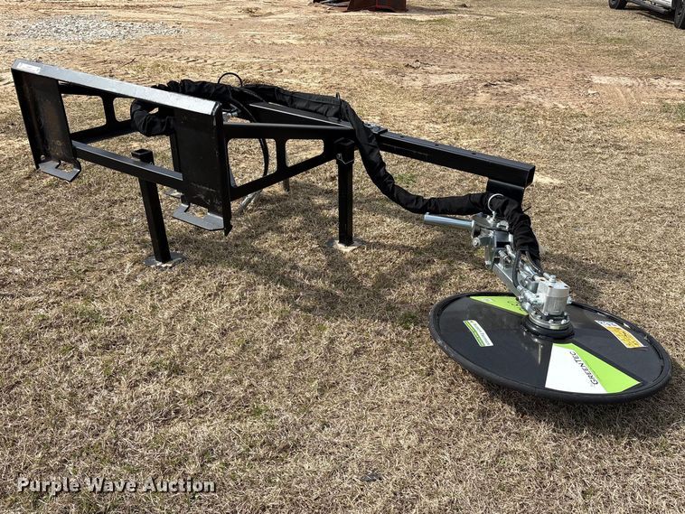 2025 Greentec RI82 skid steer fence row mower - ES8611