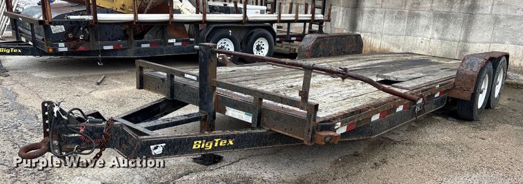2011 Big Tex 14TL22BK tilt deck equipment trailer - ET7358