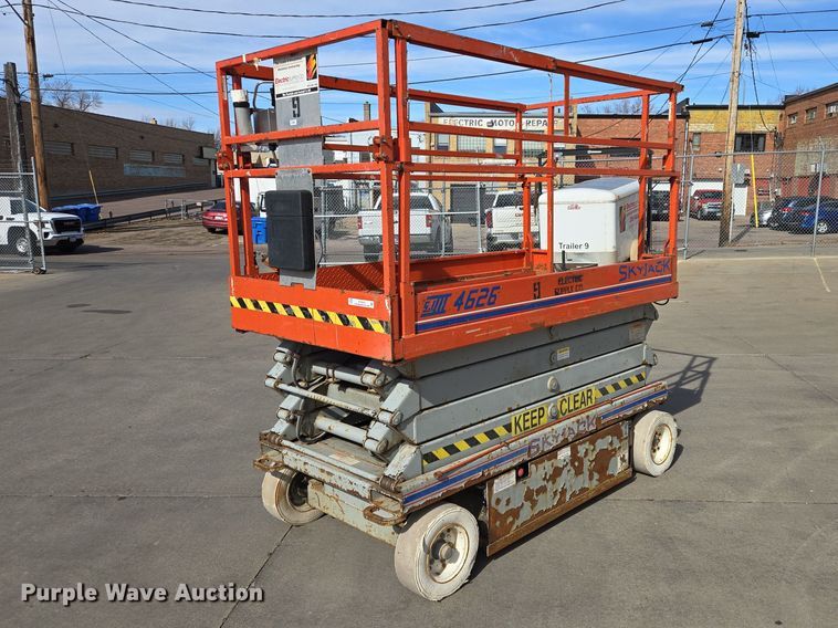 Skyjack 4626 Scissor or Vertical Lift For Sale | Purple Wave Auction