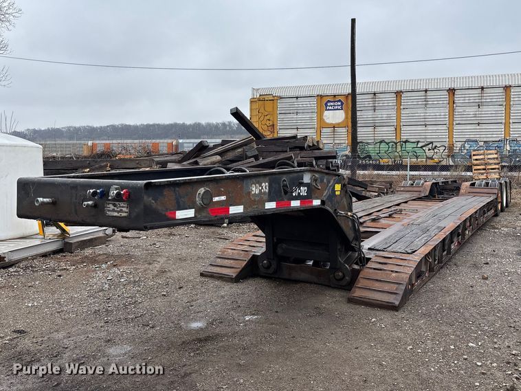 2000 Talbert 13DW-50SA-HRG-1-T1 lowboy equipment trailer - FB3546