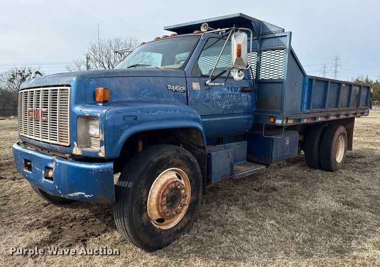 1991 GMC C6500 dump truck - DQ4284