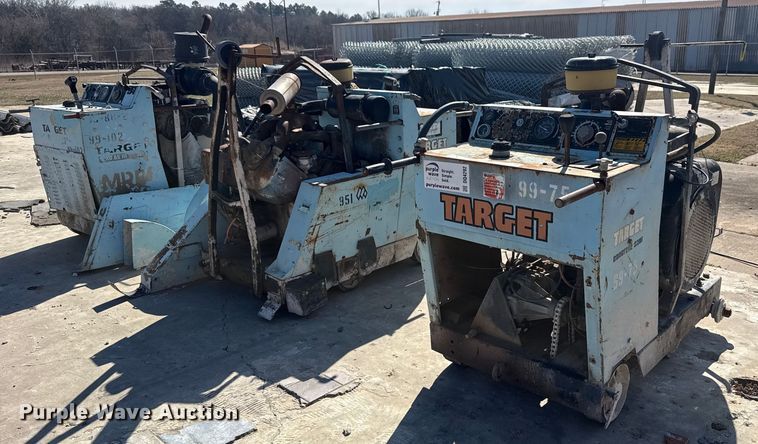(3) Target concrete saws - DQ4292